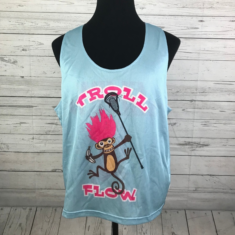Flow Society Troll Flow Reversible Tank Top NWOT
